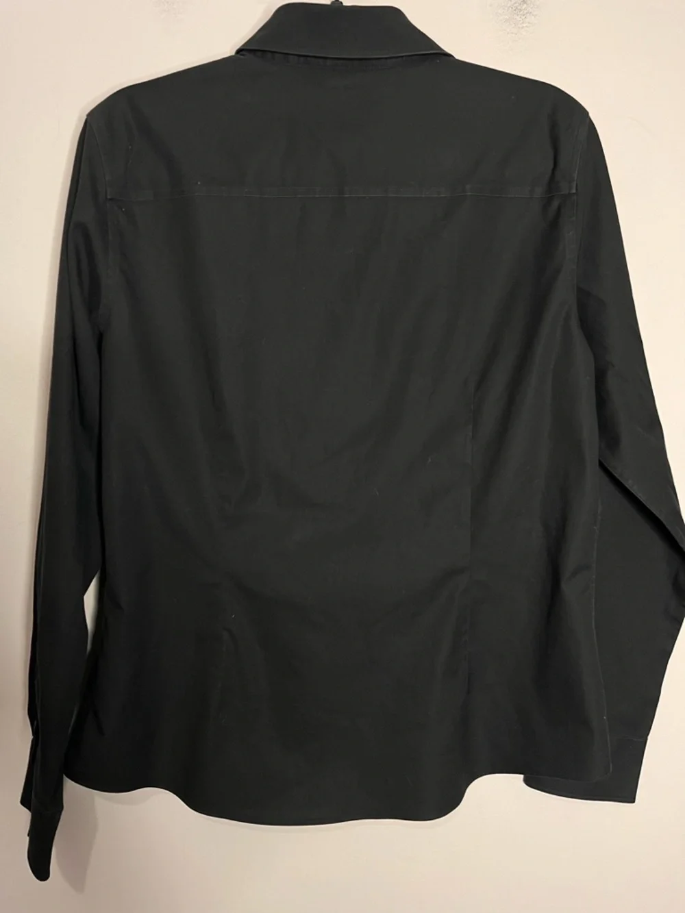 Brooks Brothers 346 Tailored Fit Cotton Stretch Black Tailored Button Up, sz 14 - Picture 6 of 10